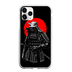 Чехол для iPhone 11 Pro матовый с принтом Самурай в Петрозаводске, Силикон |  | воин | мертвый самурай | рисунок | самурай | скелет | череп