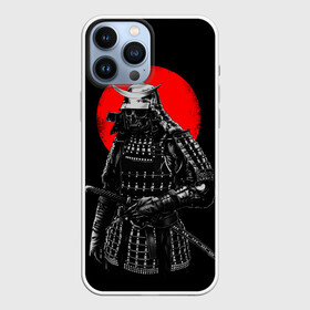 Чехол для iPhone 13 Pro Max с принтом Самурай в Петрозаводске,  |  | Тематика изображения на принте: воин | мертвый самурай | рисунок | самурай | скелет | череп