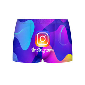 Мужские трусы 3D с принтом Instagram Exclusive в Петрозаводске, 50% хлопок, 50% полиэстер | классическая посадка, на поясе мягкая тканевая резинка | insta | instagram | instagramm | social | видео | инста | инстаграм | инстаграмм | приложение | социальная сеть | фото