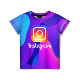 Детская футболка 3D с принтом Instagram Exclusive в Петрозаводске, 100% гипоаллергенный полиэфир | прямой крой, круглый вырез горловины, длина до линии бедер, чуть спущенное плечо, ткань немного тянется | insta | instagram | instagramm | social | видео | инста | инстаграм | инстаграмм | приложение | социальная сеть | фото
