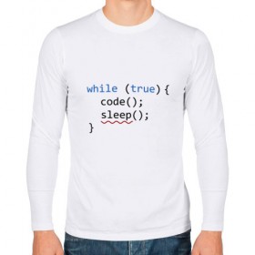 Мужской лонгслив хлопок с принтом Code - sleep в Петрозаводске, 100% хлопок |  | Тематика изображения на принте: c | c++ | code | coder | computer | hacker | java | programm | tag | жизнь | код | кодер | программа | программист | сон | хакер | хочу спать