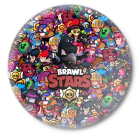 Значок с принтом BRAWL STARS CROW в Петрозаводске,  металл | круглая форма, металлическая застежка в виде булавки | 2020 | android | brawl stars | crow | games | leon | mobile game | stars | бравл старс | ворон | игры | леон | мобильные игры