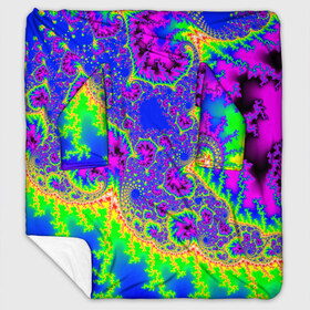 Плед с рукавами с принтом NEON&ACID в Петрозаводске, 100% полиэстер | Закругленные углы, все края обработаны. Ткань не мнется и не растягивается. Размер 170*145 | Тематика изображения на принте: abstract | abstraction | texture | абстракция | геометрия | иллюзия | обман зрения | оптический узор | текстура