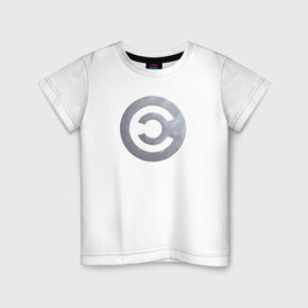 Детская футболка хлопок с принтом CALDARI в Петрозаводске, 100% хлопок | круглый вырез горловины, полуприлегающий силуэт, длина до линии бедер | caldari | eve | eve online | игры | калдари | эмблема
