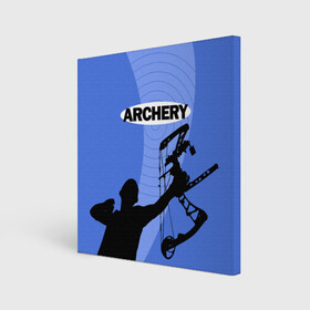 Холст квадратный с принтом Archery в Петрозаводске, 100% ПВХ |  | Тематика изображения на принте: archer | archery | bow | bow hunter | bowhunter | лук | лучник | стрельба из лука