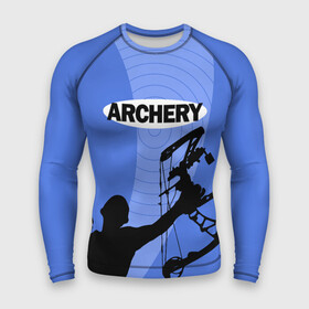 Мужской рашгард 3D с принтом Archery в Петрозаводске,  |  | Тематика изображения на принте: archer | archery | bow | bow hunter | bowhunter | лук | лучник | стрельба из лука