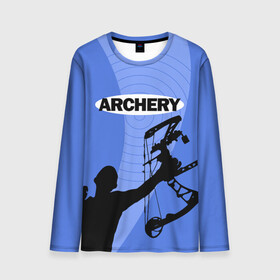Мужской лонгслив 3D с принтом Archery в Петрозаводске, 100% полиэстер | длинные рукава, круглый вырез горловины, полуприлегающий силуэт | archer | archery | bow | bow hunter | bowhunter | лук | лучник | стрельба из лука