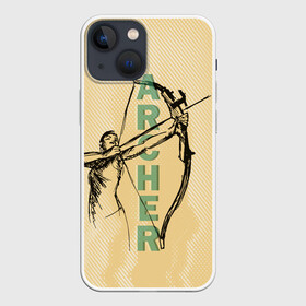 Чехол для iPhone 13 mini с принтом Archer в Петрозаводске,  |  | archer | archery | bow | bow hunter | bowhunter | лук | лучник | стрельба из лука