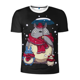 Мужская футболка 3D спортивная с принтом My Neighbor Totoro зонт от снега в Петрозаводске, 100% полиэстер с улучшенными характеристиками | приталенный силуэт, круглая горловина, широкие плечи, сужается к линии бедра | Тематика изображения на принте: anime | hayao miyazaki | japanese | meme | miyazaki | piano | studio ghibli | tokyo | totoro | гибли | котобус | мой | сосед | сусуватари | тонари | тоторо | хаяо миядзаки