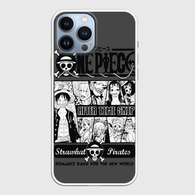 Чехол для iPhone 13 Pro Max с принтом Манга One Piece в Петрозаводске,  |  | Тематика изображения на принте: anime | kaido | luffy | manga | one piece | theory | zoro | большой куш | ван | луффи | манга | манки д | мульт | пираты | пис | рыжий | сёнэн | сериал | шанкс