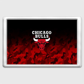 Магнит 45*70 с принтом CHICAGO BULLS | ЧИКАГО БУЛЛС в Петрозаводске, Пластик | Размер: 78*52 мм; Размер печати: 70*45 | bulls | chicago | chicago bulls | nba | red bulls | usa | америка | быки | нба | сша | чикаго буллс