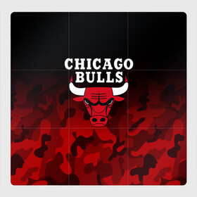 Магнитный плакат 3Х3 с принтом CHICAGO BULLS | ЧИКАГО БУЛЛС в Петрозаводске, Полимерный материал с магнитным слоем | 9 деталей размером 9*9 см | Тематика изображения на принте: bulls | chicago | chicago bulls | nba | red bulls | usa | америка | быки | нба | сша | чикаго буллс