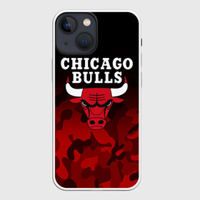 Чехол для iPhone 13 mini с принтом CHICAGO BULLS | ЧИКАГО БУЛЛС в Петрозаводске,  |  | Тематика изображения на принте: bulls | chicago | chicago bulls | nba | red bulls | usa | америка | быки | нба | сша | чикаго буллс