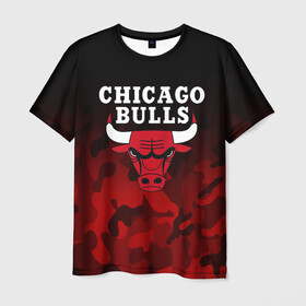 Мужская футболка 3D с принтом CHICAGO BULLS | ЧИКАГО БУЛЛС в Петрозаводске, 100% полиэфир | прямой крой, круглый вырез горловины, длина до линии бедер | Тематика изображения на принте: bulls | chicago | chicago bulls | nba | red bulls | usa | америка | быки | нба | сша | чикаго буллс