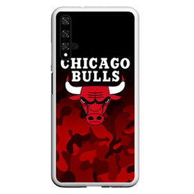 Чехол для Honor 20 с принтом CHICAGO BULLS в Петрозаводске, Силикон | Область печати: задняя сторона чехла, без боковых панелей | Тематика изображения на принте: bulls | chicago | chicago bulls | nba | red bulls | usa | америка | быки | нба | сша | чикаго буллс