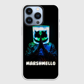Чехол для iPhone 13 Pro с принтом Marshmello в Петрозаводске,  |  | marshmello | диджей | клуб | клубная музыка | маршмеллоу | маршмэлло | маршмэллоу | музыка | электронная