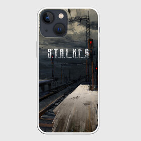 Чехол для iPhone 13 mini с принтом НОВЫЙ СТАЛКЕР в Петрозаводске,  |  | metro | s.t.a.l.k.e.r. | stalker | зов припяти | игра | метро | мутант | пейзаж | припять | радиация | сталкер | сталкер 2 | чернобыль