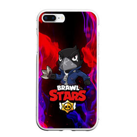 Чехол для iPhone 7Plus/8 Plus матовый с принтом Brawl Stars CROW в Петрозаводске, Силикон | Область печати: задняя сторона чехла, без боковых панелей | 8 bit | 8 бит | brawl | brawl stars | crow | leon | shark | stars | акула | бравл | бравл старс | браво старс | игра | компьютерная | кров | леон | леон акула | онлайн | старс | шарк