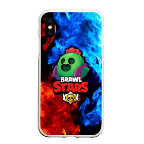 Чехол для iPhone XS Max матовый с принтом Brawl Stars Spike в Петрозаводске, Силикон | Область печати: задняя сторона чехла, без боковых панелей | bibi | brawl stars | brock | bull | crow | dinomike | el primo | leon | mobile game | nita | poko | ricochet | stars | tara | бравл старс | ворон | леон | мобильные игры