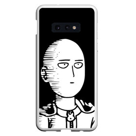 Чехол для Samsung S10E с принтом ONE-PUNCH MAN в Петрозаводске, Силикон | Область печати: задняя сторона чехла, без боковых панелей | one punch man | onepunchman | oppai | saitama | ван панч мен | ванпанчмен | макото миядзаки | сайтама | человек один удар