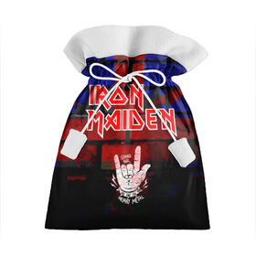 Подарочный 3D мешок с принтом Iron Maiden в Петрозаводске, 100% полиэстер | Размер: 29*39 см | iron maiden | англия | британия | металл | музыка | рок