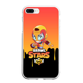 Чехол для iPhone 7Plus/8 Plus матовый с принтом BRAWL STARS MAX в Петрозаводске, Силикон | Область печати: задняя сторона чехла, без боковых панелей | bib | brawl stars | bull | colt | crow | leon | leon shark | max | moba | sally leon | shark | акула | берли | биби | бравл старс | ворон | жанр | игра | кольт | леон | леон акула | макс | нита | спайк | шелли