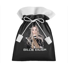 Подарочный 3D мешок с принтом BILLIE EILISH в Петрозаводске, 100% полиэстер | Размер: 29*39 см | ayelish | bad guy | bellyache | bilie eilish | bilie elish | billie | billie eilish | eilish | electronic | elish | music | били айлиш | билли айлиш | эйлиш | элиш