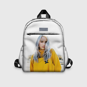 Детский рюкзак 3D с принтом BILLIE EILISH в Петрозаводске, 100% полиэстер | лямки с регулируемой длиной, сверху петелька, чтобы рюкзак можно было повесить на вешалку. Основное отделение закрывается на молнию, как и внешний карман. Внутри дополнительный карман. По бокам два дополнительных кармашка | ayelish | bad guy | bellyache | bilie eilish | bilie elish | billie | billie eilish | eilish | electronic | elish | music | били айлиш | билли айлиш | эйлиш | элиш