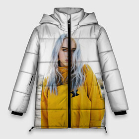 Женская зимняя куртка 3D с принтом BILLIE EILISH в Петрозаводске, верх — 100% полиэстер; подкладка — 100% полиэстер; утеплитель — 100% полиэстер | длина ниже бедра, силуэт Оверсайз. Есть воротник-стойка, отстегивающийся капюшон и ветрозащитная планка. 

Боковые карманы с листочкой на кнопках и внутренний карман на молнии | ayelish | bad guy | bellyache | bilie eilish | bilie elish | billie | billie eilish | eilish | electronic | elish | music | били айлиш | билли айлиш | эйлиш | элиш