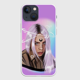 Чехол для iPhone 13 mini с принтом BILLIE EILISH в Петрозаводске,  |  | ayelish | bad guy | bellyache | bilie eilish | bilie elish | billie | billie eilish | eilish | electronic | elish | music | били айлиш | билли айлиш | эйлиш | элиш