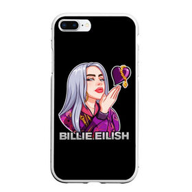 Чехол для iPhone 7Plus/8 Plus матовый с принтом BILLIE EILISH в Петрозаводске, Силикон | Область печати: задняя сторона чехла, без боковых панелей | ayelish | bad guy | bellyache | bilie eilish | bilie elish | billie | billie eilish | eilish | electronic | elish | music | били айлиш | билли айлиш | эйлиш | элиш