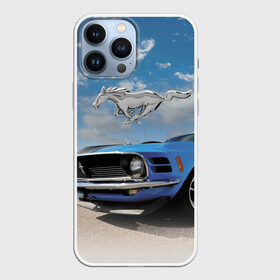 Чехол для iPhone 13 Pro Max с принтом Mustang в Петрозаводске,  |  | car | hoofs | horse | jump | mane | motorsport | mustang | power | race | sky | tail | usa | автомобиль | автоспорт | гонка | грива | копыта | лошадь | мощь | мустанг | небо | облака | скачка | сша | хвост