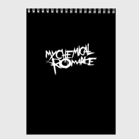 Скетчбук с принтом My Chemical Romance spider в Петрозаводске, 100% бумага
 | 48 листов, плотность листов — 100 г/м2, плотность картонной обложки — 250 г/м2. Листы скреплены сверху удобной пружинной спиралью | music | my chemical romance | rock | боб брайар | джеймс дьюис | джерард уэи | майки уэи | музыка | рок | рэй торо | фрэнк айеро