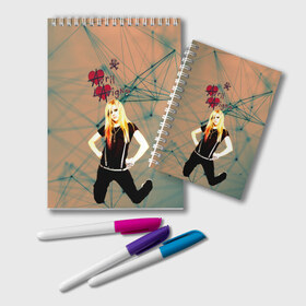 Блокнот с принтом Avril Lavigne в Петрозаводске, 100% бумага | 48 листов, плотность листов — 60 г/м2, плотность картонной обложки — 250 г/м2. Листы скреплены удобной пружинной спиралью. Цвет линий — светло-серый
 | avril lavigne | аврил лавин | блондиника | музыка | рок