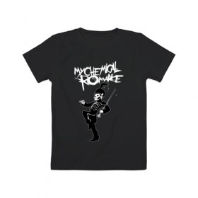 Детская футболка хлопок с принтом My Chemical RomanceРО в Петрозаводске, 100% хлопок | круглый вырез горловины, полуприлегающий силуэт, длина до линии бедер | music | my chemical romance | rock | боб брайар | джеймс дьюис | джерард уэи | майки уэи | музыка | рок | рэй торо | фрэнк айеро