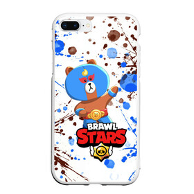 Чехол для iPhone 7Plus/8 Plus матовый с принтом BRAWL STARS EL BROWN в Петрозаводске, Силикон | Область печати: задняя сторона чехла, без боковых панелей | bib | brawl stars | colt | crow | el brown | leon | leon shark | max | moba | sally leon | shark | акула | берли | биби | бравл старс | браун | ворон | жанр | игра | кольт | леон | леон акула | макс | нита | шелли