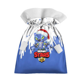 Подарочный 3D мешок с принтом BRAWL STARS ОБОРОТЕНЬ LEON. в Петрозаводске, 100% полиэстер | Размер: 29*39 см | brawl stars | leon | moba | бравл старс | жанр | игра | леон | оборотень | оборотень leon