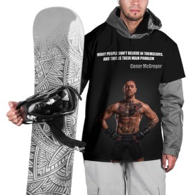 Накидка на куртку 3D с принтом Conor McGregor: Motivation в Петрозаводске, 100% полиэстер |  | Тематика изображения на принте: conor mcgregor | motivation | quotes | ufc
