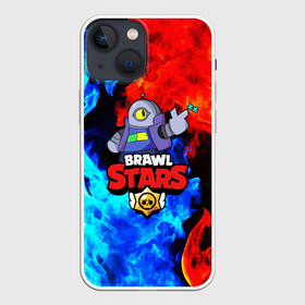 Чехол для iPhone 13 mini с принтом BRAWL STARS RICOCHET в Петрозаводске,  |  | bibi | brawl stars | brock | bull | crow | dinomike | el primo | leon | mobile game | nita | poko | ricochet | stars | tara | бравл старс | ворон | леон | мобильные игры