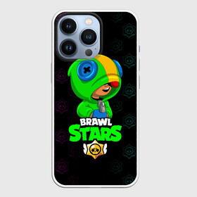 Чехол для iPhone 13 Pro с принтом BRAWL STARS LEON. в Петрозаводске,  |  | Тематика изображения на принте: bib | brawl stars | colt | crow | el brown | leon | leon shark | max | moba | sally leon | shark | акула | берли | биби | бравл старс | браун | ворон | жанр | игра | кольт | леон | леон акула | макс | нита | шелли