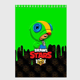 Скетчбук с принтом BRAWL STARS LEON в Петрозаводске, 100% бумага
 | 48 листов, плотность листов — 100 г/м2, плотность картонной обложки — 250 г/м2. Листы скреплены сверху удобной пружинной спиралью | bib | brawl stars | colt | crow | el brown | leon | leon shark | max | moba | sally leon | shark | акула | берли | биби | бравл старс | браун | ворон | жанр | игра | кольт | леон | леон акула | макс | нита | шелли