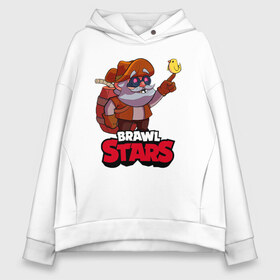 Женское худи Oversize хлопок с принтом Dynamike Brawl Stars в Петрозаводске, френч-терри — 70% хлопок, 30% полиэстер. Мягкий теплый начес внутри —100% хлопок | боковые карманы, эластичные манжеты и нижняя кромка, капюшон на магнитной кнопке | brawl | brawl st | brawl stars | colt | dynamike | game | leon | logo | mobo | poco | shelly | stars | бравл | динамайк | игра | игры | кольт | леон | лого | мобильные игры | надпись | поко | старс | шелли