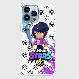 Чехол для iPhone 13 Pro Max с принтом BRAWL STARS BIBI. в Петрозаводске,  |  | Тематика изображения на принте: bib | brawl stars | colt | crow | el brown | leon | leon shark | max | moba | sally leon | shark | акула | берли | биби | бравл старс | браун | ворон | жанр | игра | кольт | леон | леон акула | макс | нита | шелли