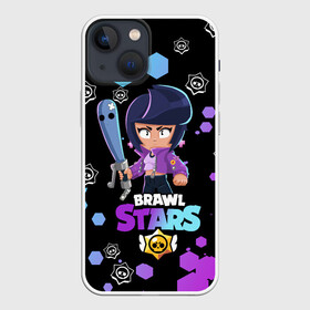 Чехол для iPhone 13 mini с принтом BRAWL STARS BIBI. в Петрозаводске,  |  | bib | brawl stars | colt | crow | el brown | leon | leon shark | max | moba | sally leon | shark | акула | берли | биби | бравл старс | браун | ворон | жанр | игра | кольт | леон | леон акула | макс | нита | шелли