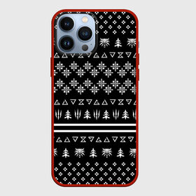 Чехол для iPhone 13 Pro Max с принтом ВЕДЬМАК НОВОГОДНИЙ в Петрозаводске,  |  | geralt | happy new year | merry christmas | new year | the witcher | the witcher wild hunt | witcher | wolf | ведьмак | ведьмак 3 | волк | геральт | дед мороз | новогодний | новый год | охотник | санта