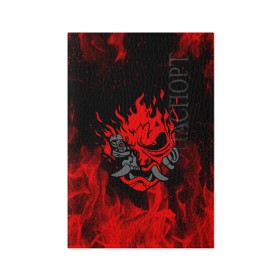 Обложка для паспорта матовая кожа с принтом CYBERPUNK 2077 KEANU REEVES в Петрозаводске, натуральная матовая кожа | размер 19,3 х 13,7 см; прозрачные пластиковые крепления | bright | cd project red | cyberpunk 2077 | fire | flame | heat | keanu reeves | light | samurai | wildfire | искры | киану ривз | киберпанк 2077 | огненный | огонь | пламя | пожар | самураи