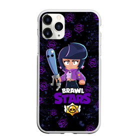 Чехол для iPhone 11 Pro матовый с принтом BRAWL STARS BIBI в Петрозаводске, Силикон |  | bib | brawl stars | colt | crow | el brown | leon | leon shark | max | moba | sally leon | shark | акула | берли | биби | бравл старс | браун | ворон | жанр | игра | кольт | леон | леон акула | макс | нита | шелли