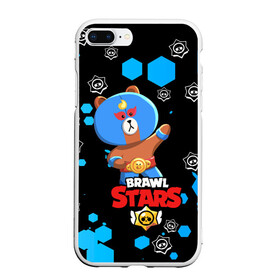 Чехол для iPhone 7Plus/8 Plus матовый с принтом BRAWL STARS EL BROWN в Петрозаводске, Силикон | Область печати: задняя сторона чехла, без боковых панелей | bib | brawl stars | colt | crow | el brown | leon | leon shark | max | moba | sally leon | shark | акула | берли | биби | бравл старс | браун | ворон | жанр | игра | кольт | леон | леон акула | макс | нита | шелли