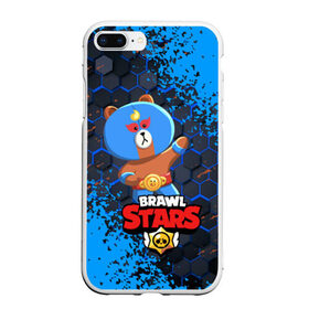 Чехол для iPhone 7Plus/8 Plus матовый с принтом BRAWL STARS EL BROWN в Петрозаводске, Силикон | Область печати: задняя сторона чехла, без боковых панелей | bib | brawl stars | colt | crow | el brown | leon | leon shark | max | moba | sally leon | shark | акула | берли | биби | бравл старс | браун | ворон | жанр | игра | кольт | леон | леон акула | макс | нита | шелли