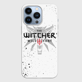 Чехол для iPhone 13 Pro с принтом ВЕДЬМАК ВОЛК БРЫЗГИ КРАСОК   THE WITCHER в Петрозаводске,  |  | Тематика изображения на принте: geralt | the witcher | the witcher wild hunt | witcher | wolf | ведьмак | ведьмак 3 | волк | геральт | охотник